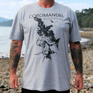 T-Shirt Coromandel Fishing Print